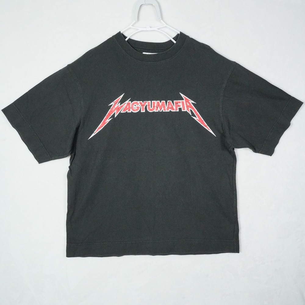 Wagyumafia Monoform 2018 50 City World Tour Graphic T-Shirt‎ Black Mens Large